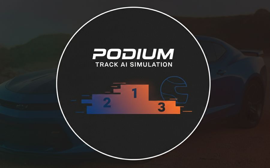 Podium — track and championship simulation